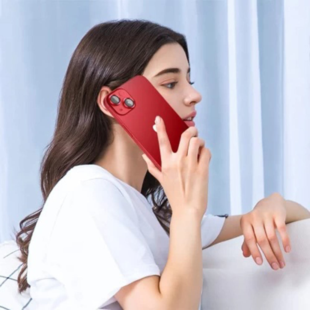 Película protetora para Câmara Traseira Lito S+ para Apple iPhone 14, Vidro Temperado, Vermelha