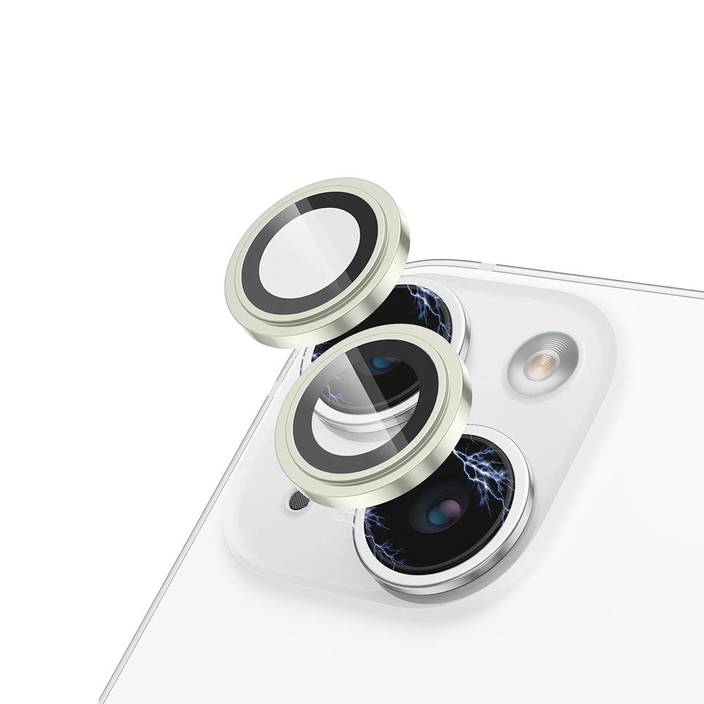 Película protetora para Câmara Traseira Lito S+ para Apple iPhone 15 Plus / 15, Vidro Temperado, Amarela