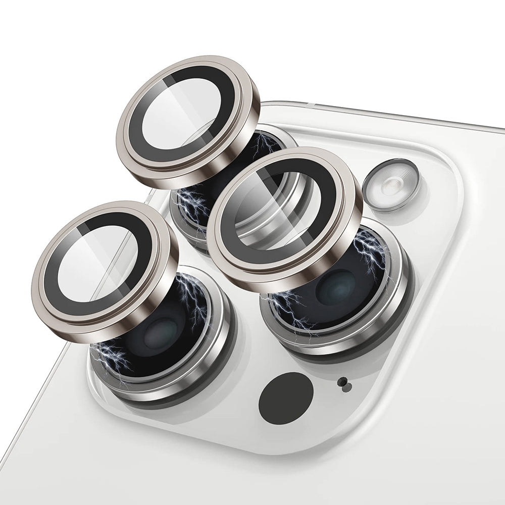 Película Protetora de Câmera Traseira Lito S+ para Apple iPhone 17 Pro Max / 17 Pro, Vidro Temperado, Cinza