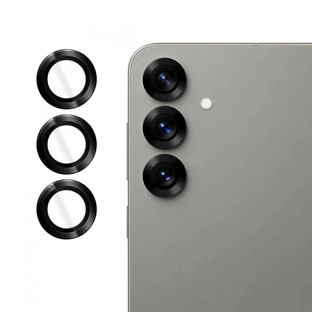 Película protetora para Câmara Traseira Lito S+ para Samsung Galaxy S25 S931, Vidro Temperado, Preto