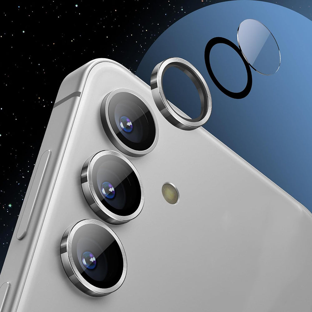 Película protetora para Câmara Traseira Lito S+ para Samsung Galaxy S25 S931, Vidro Temperado, Preto