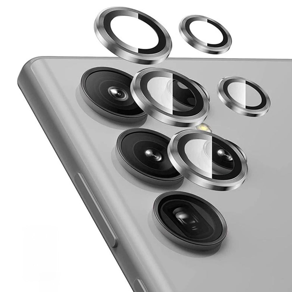Película protetora para Câmara Traseira Lito S+ para Samsung Galaxy S25 Ultra S938, Vidro Temperado, Prateado