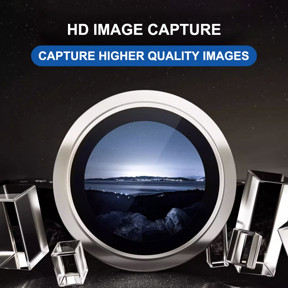 Película Protetora de Câmera Traseira Lito Titanium AR para Apple iPhone 17 Pro Max / 17 Pro, Vidro Temperado, Prateada