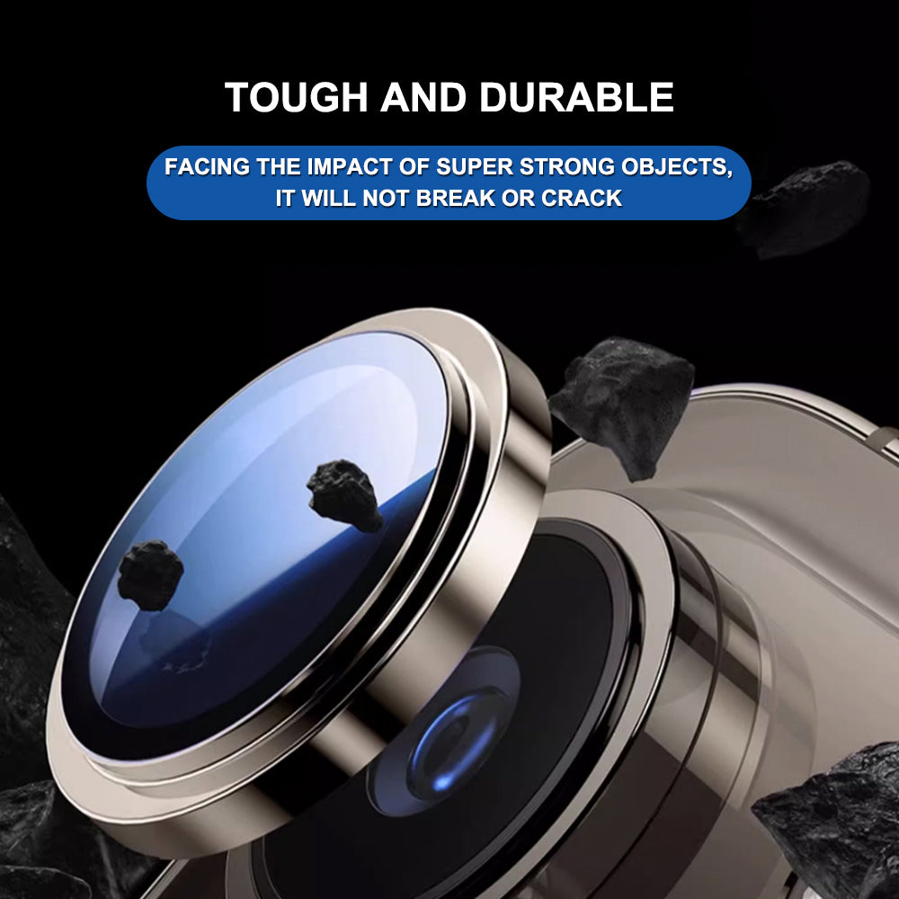 Película Protetora de Câmera Traseira Lito Titanium AR para Apple iPhone 17 Pro Max / 17 Pro, Vidro Temperado, Prateada