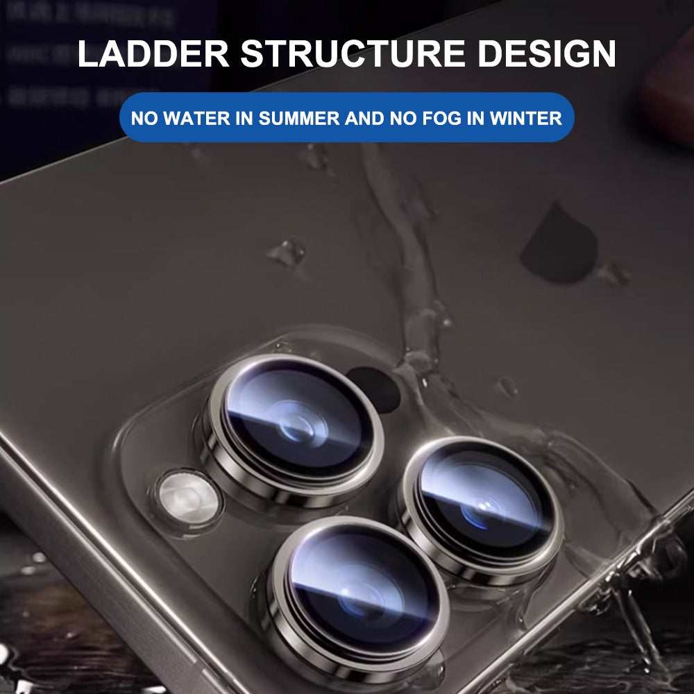 Película Protetora de Câmera Traseira Lito Titanium AR para Apple iPhone 17 Pro Max / 17 Pro, Vidro Temperado, Prateada