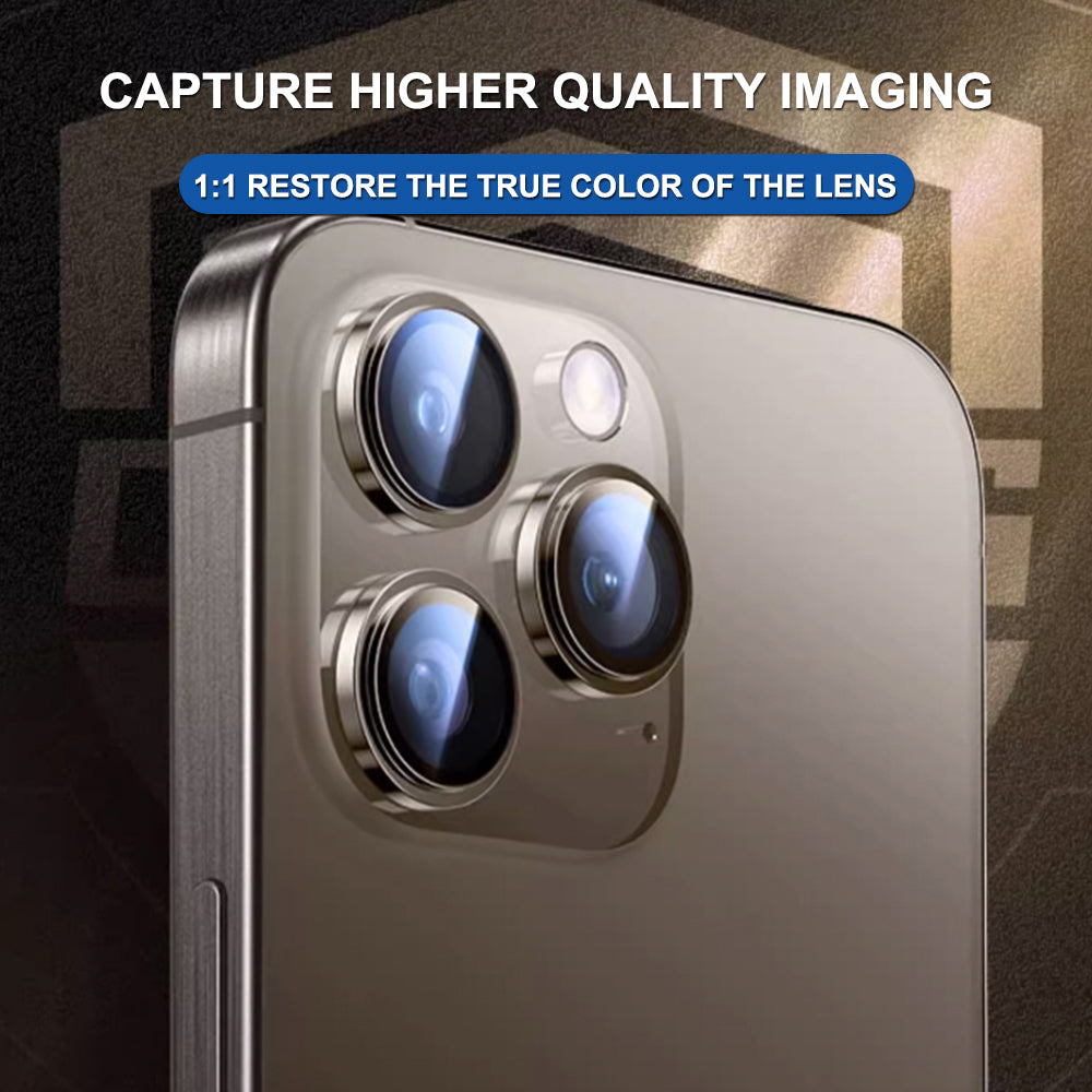 Película Protetora de Câmera Traseira Lito Titanium AR para Apple iPhone 17 Pro Max / 17 Pro, Vidro Temperado, Azul