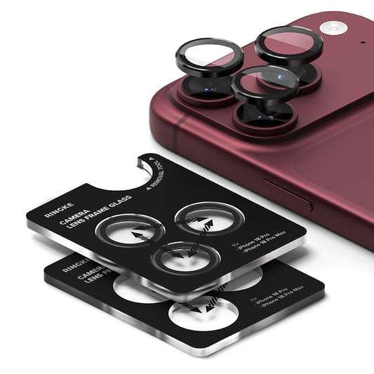 Película protetora para Câmara Traseira Ringke para Apple iPhone 18 Pro / 18 Pro Max, Vidro Temperado, Conjunto de 2 peças, Transparente