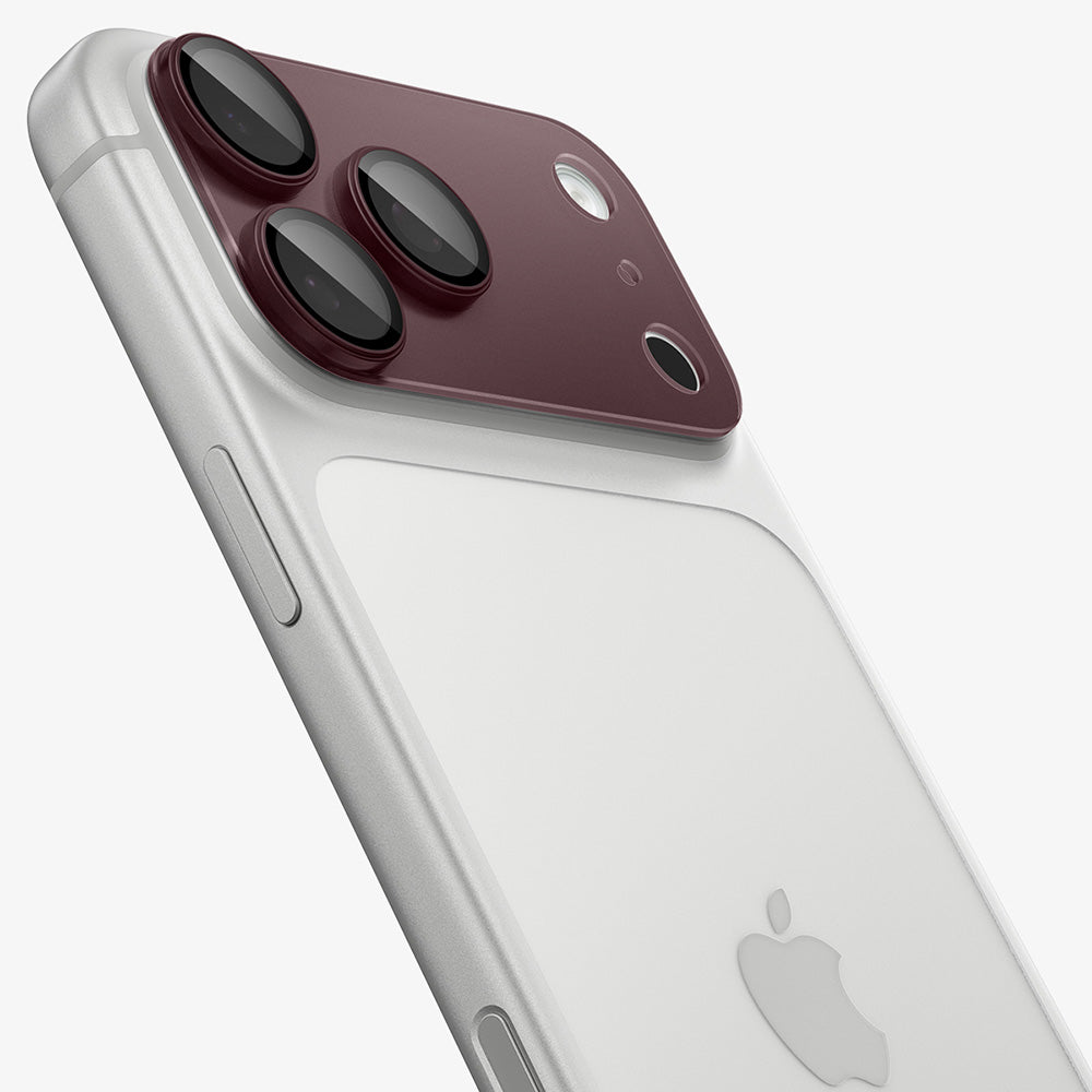 Película protetora para Câmara Traseira Spigen GlastR EZ FIT Optik Pro XL para Apple iPhone 18 Pro Max, Vidro Temperado, Vinho AGL12040