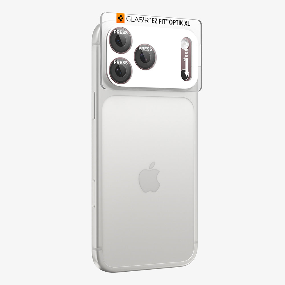 Película protetora para Câmara Traseira Spigen GlastR EZ FIT Optik Pro XL para Apple iPhone 18 Pro Max, Vidro Temperado, Vinho AGL12040