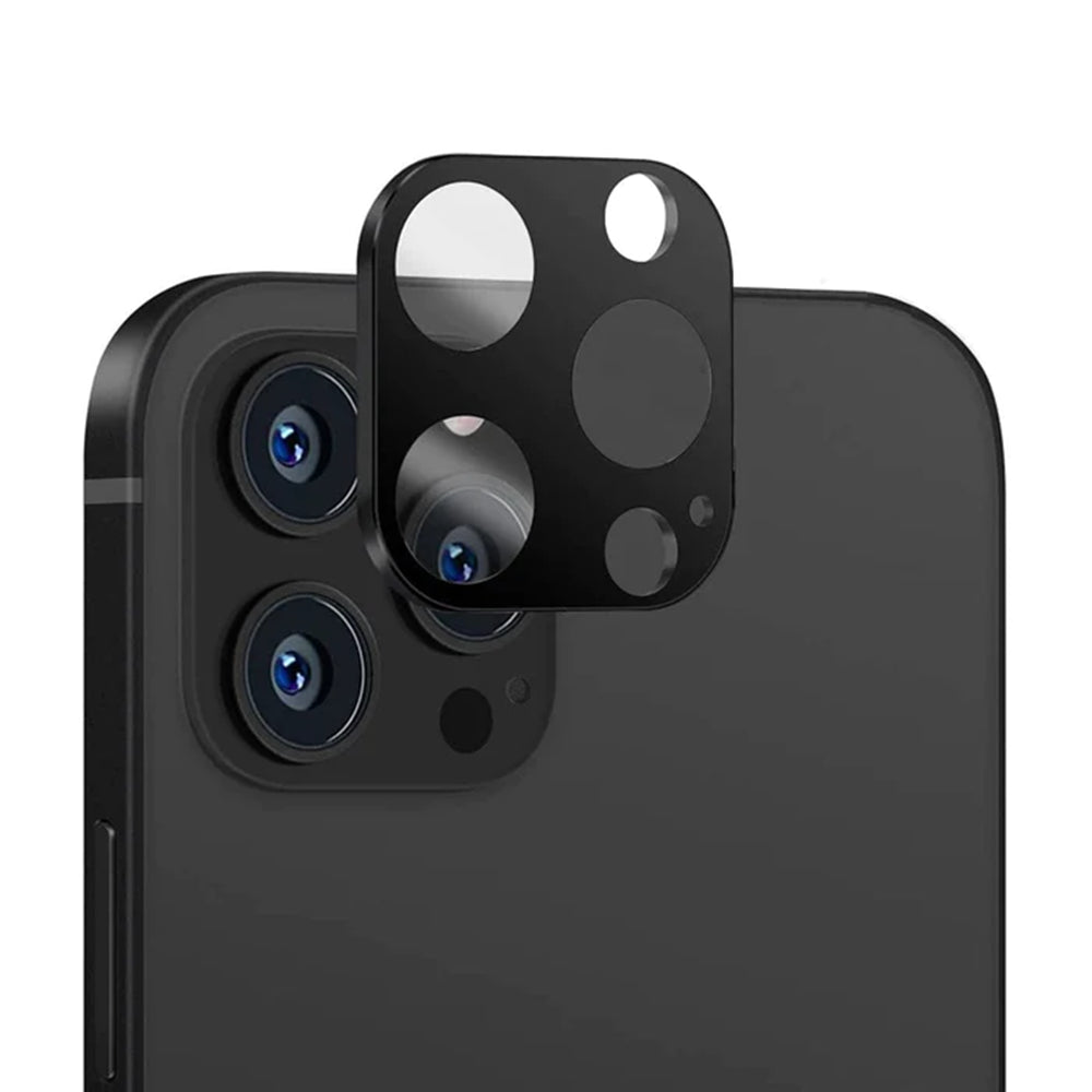 Película protetora para Câmara Traseira Techsuit para Apple iPhone 14 Pro Max / 14 Pro, Vidro Temperado, Preto