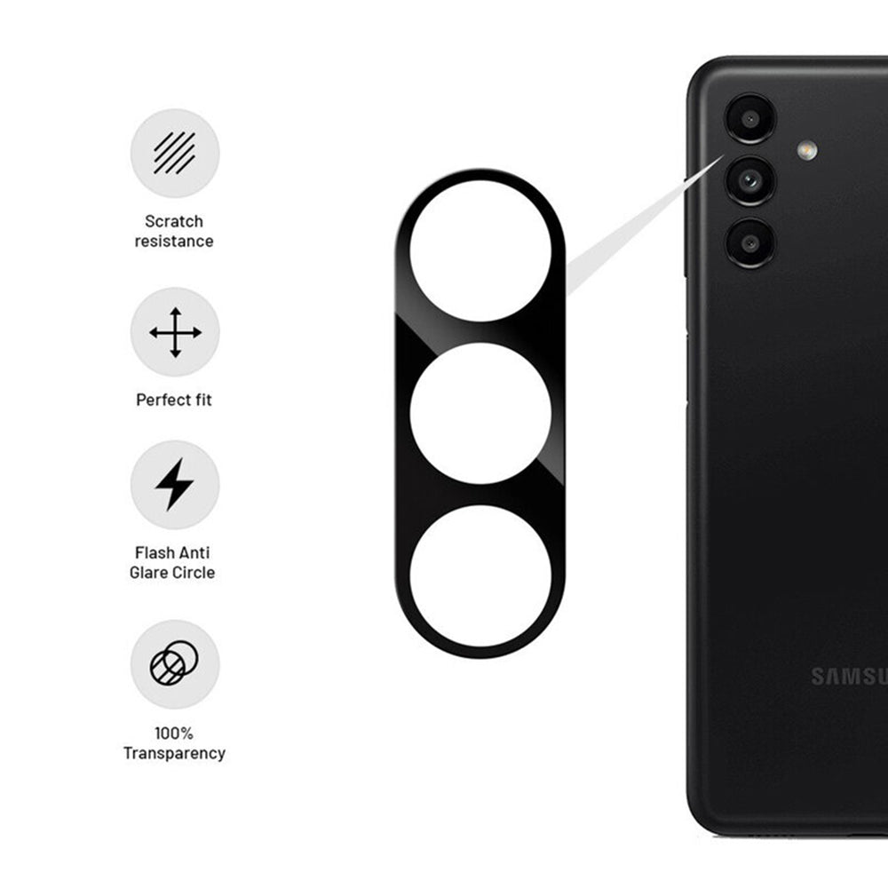 Película protetora para Câmara Traseira Techsuit para Samsung Galaxy S24 S921, Vidro Temperado, Preto