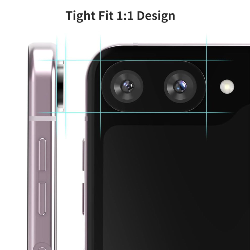 Película protetora para Câmara Traseira Techsuit para Samsung Galaxy Z Flip6 F741, Vidro Temperado, Preto