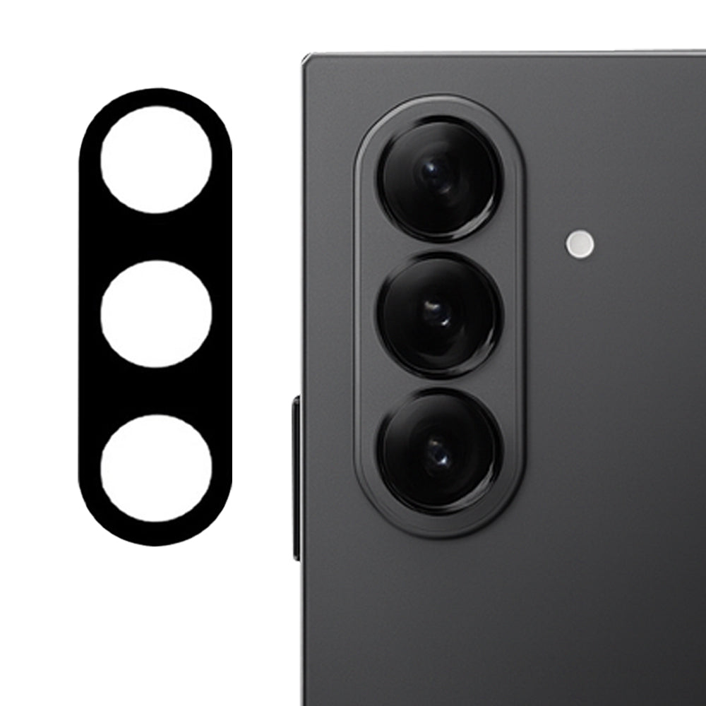 Película protetora para Câmara Traseira Techsuit para Samsung Galaxy Z Fold7 F966, Vidro Temperado, Preto