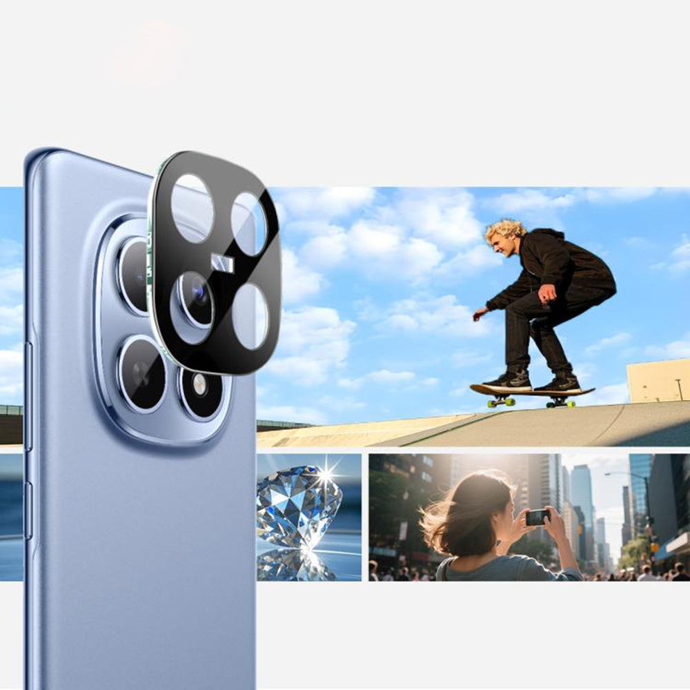 Película Protetora Techsuit para Câmara Traseira para Xiaomi Poco M8 / Redmi Note 15 5G, Vidro Temperado, Preta