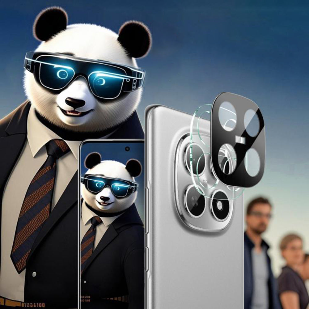 Película Protetora Techsuit para Câmara Traseira para Xiaomi Poco M8 / Redmi Note 15 5G, Vidro Temperado, Preta