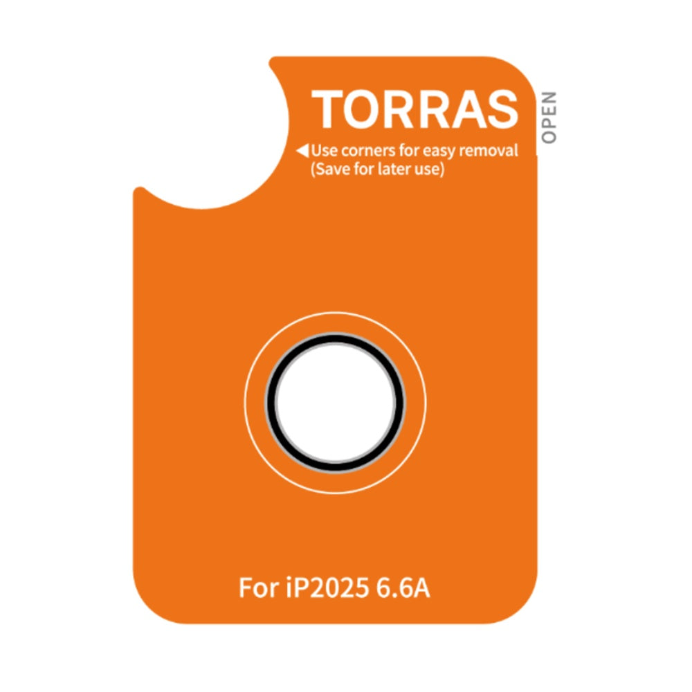 Película Protetora de Câmera Traseira Torras Lensguard para Apple iPhone 17 Air, Vidro Temperado, Preta