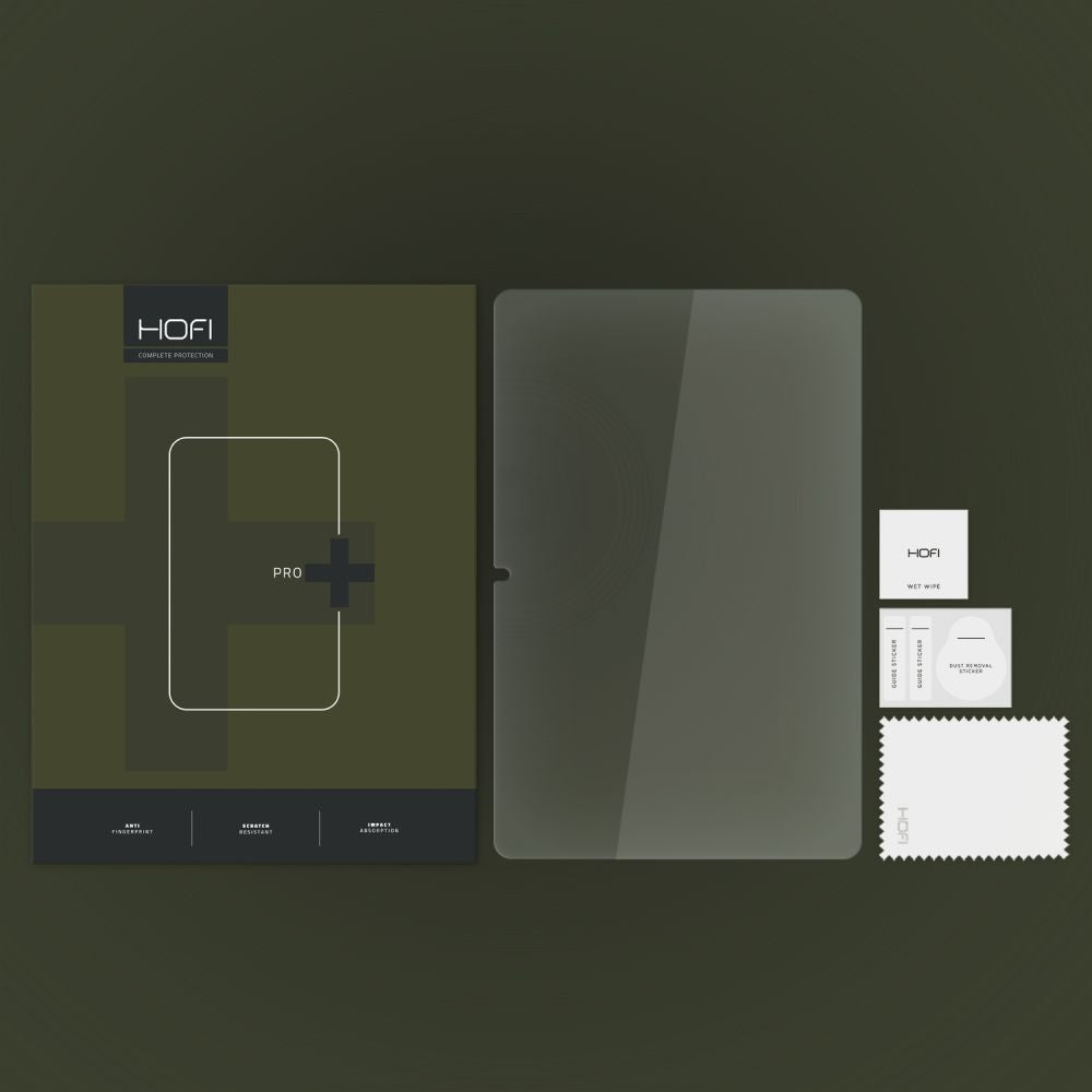 Película protetora de ecrã HOFI PRO+ para Samsung Galaxy Tab S10 FE / S9 FE / Tab S9, Vidro Temperado, Cola Total