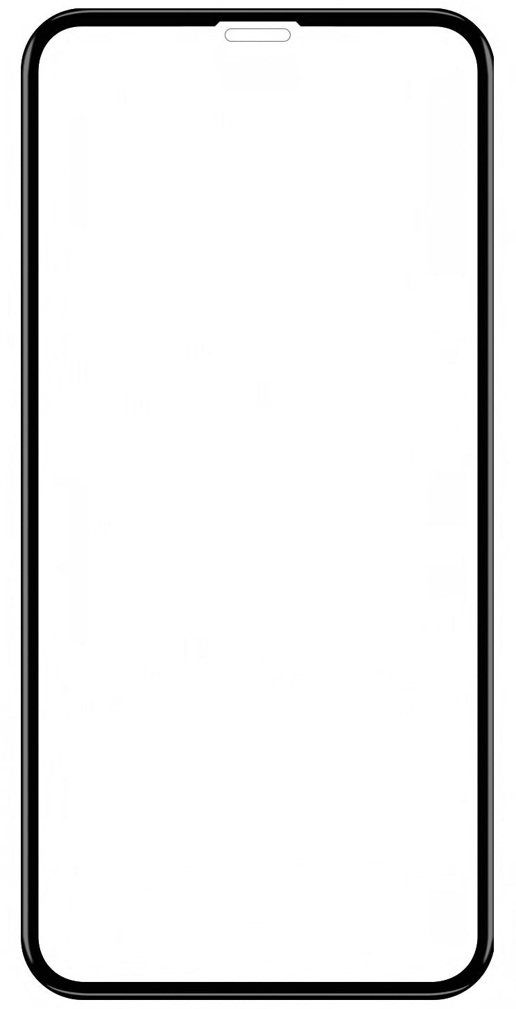 Protetor de ecrã Veason para Apple iPhone 11/XR, vidro protegido, cola total, 6D, preto