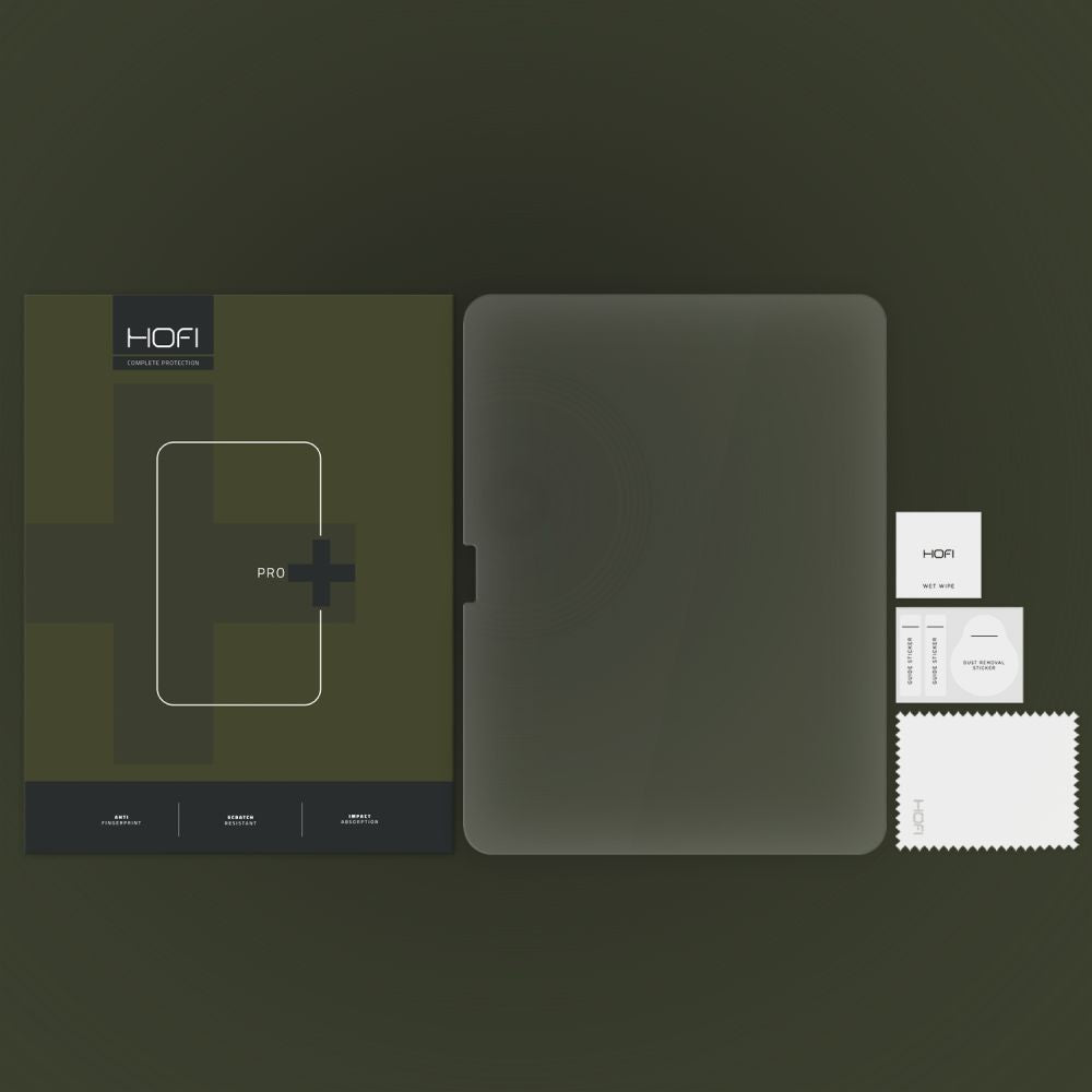 Película Protetora de Ecrã HOFI Glass PRO+ para Apple iPad Air 11 (2026) / Air 11 (2025), Vidro Temperado, Colagem Total, 2.5D