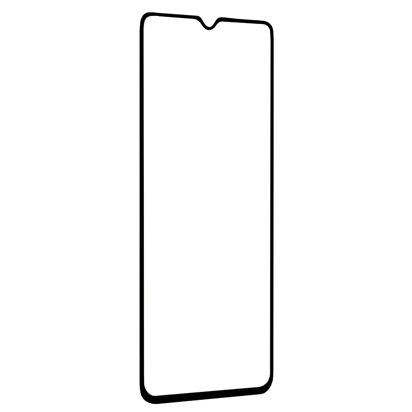Película protetora de ecrã OEM para Samsung Galaxy A15 5G A156 / A15 A155, Vidro Temperado, Cola Total, 9D, Preta