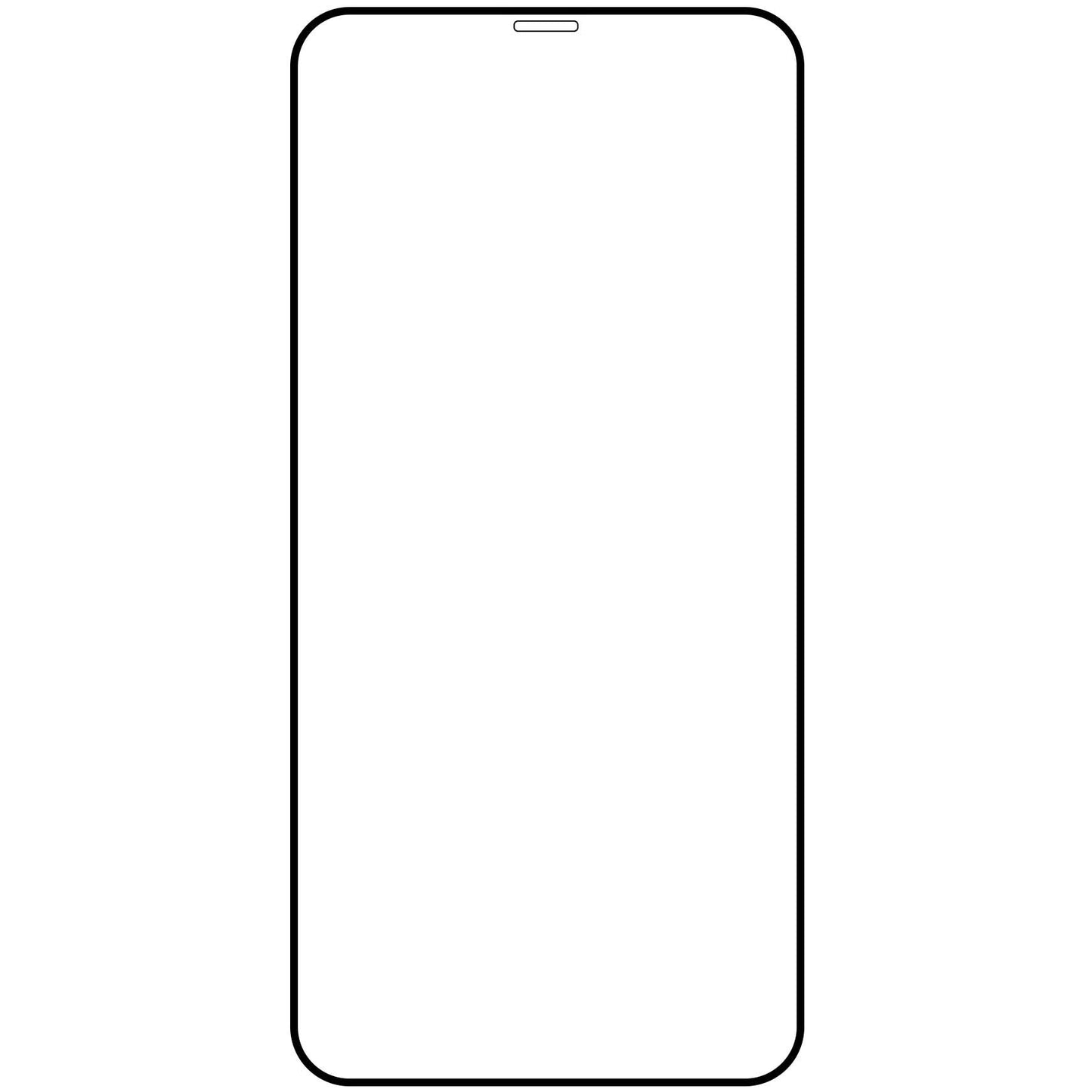 Protetor de ecrã Veason PRO para Apple iPhone 12 Pro Max, vidro protegido, cola total, 6D, preto
