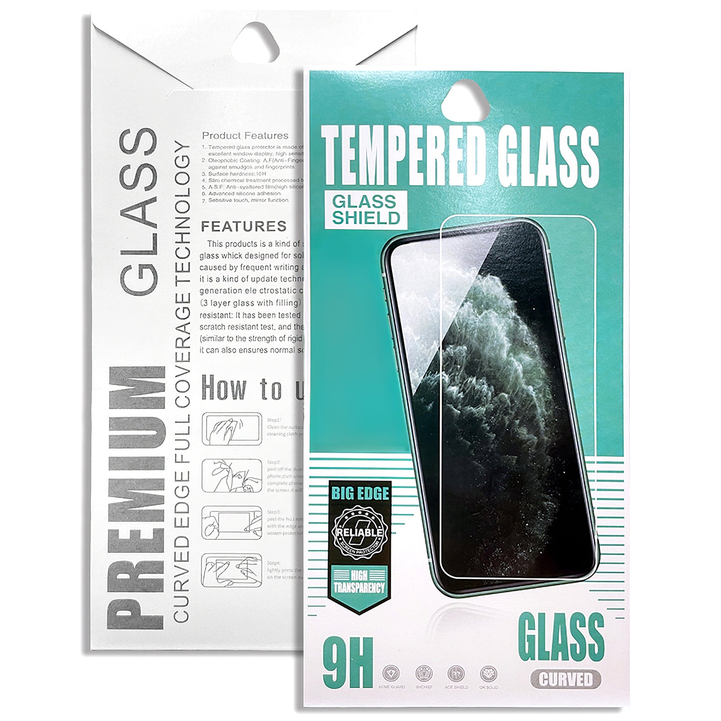 Película Protetora de Ecrã OEM para Apple iPhone 16 Pro, Vidro Temperado, Cola Total, 2.5D