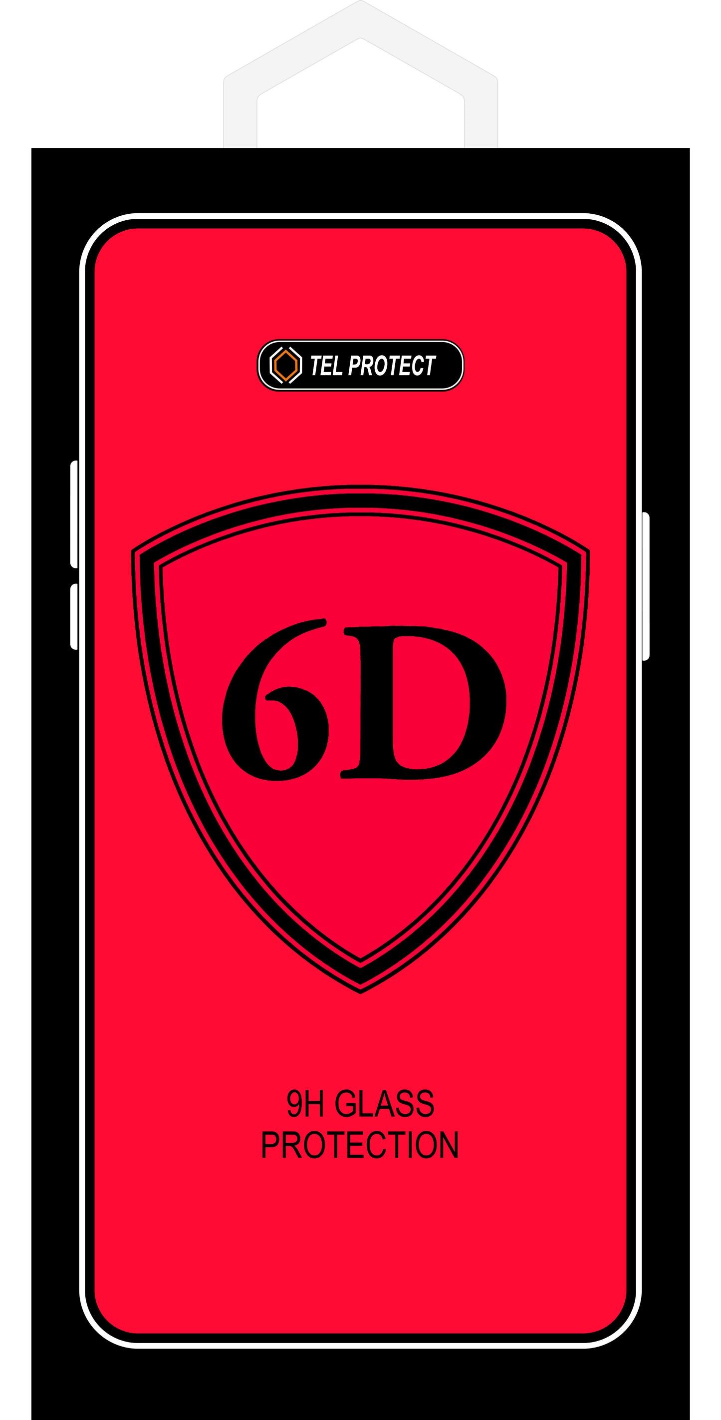 Película protetora de ecrã OEM para Samsung Galaxy A51 5G A516 / A51 A515, Vidro Temperado, Cola Total, 6D, Preta