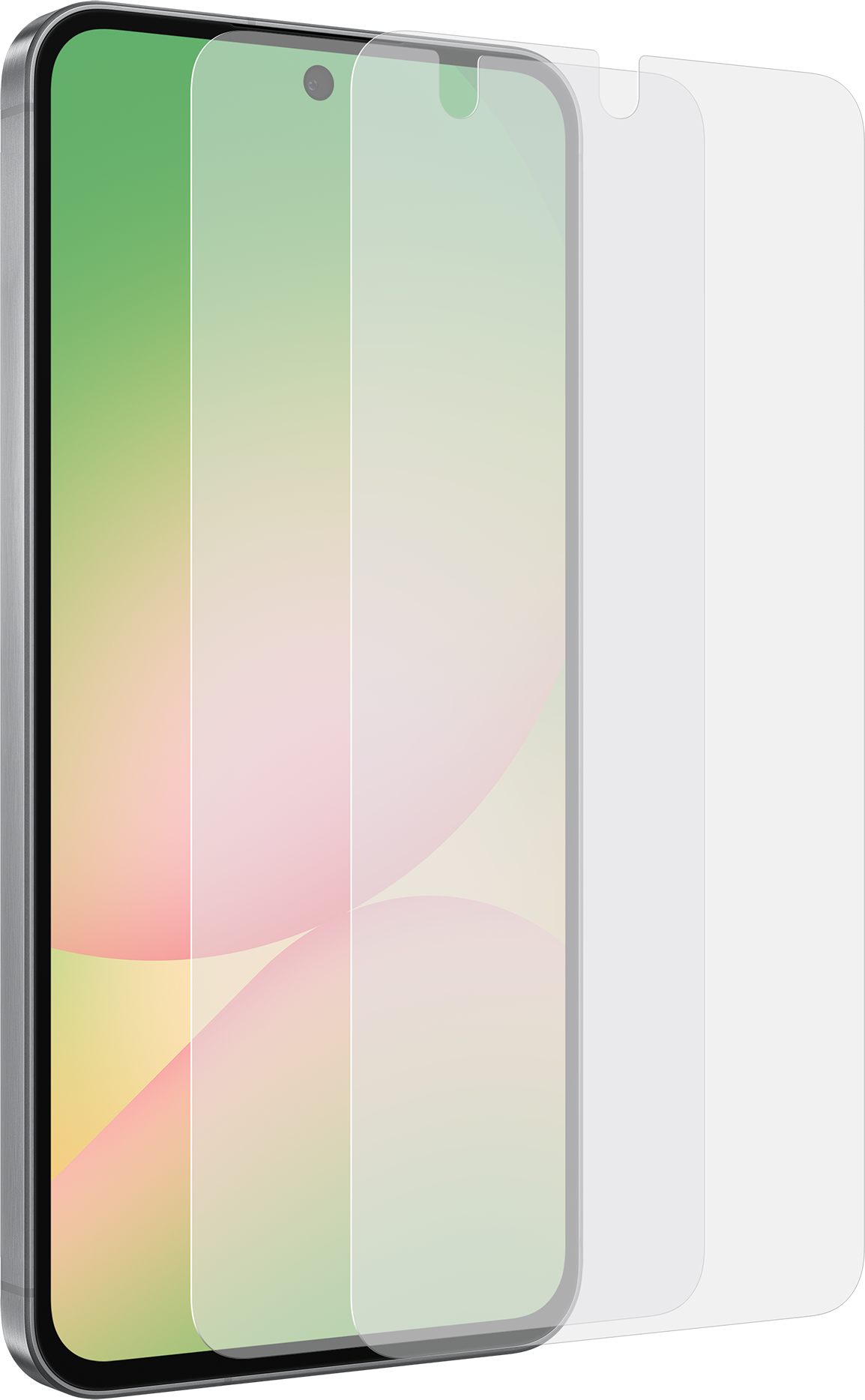 Película protetora de ecrã para Samsung Galaxy A56 A566, Plástico, Conjunto de 2 peças EF-UA566CTEGWW