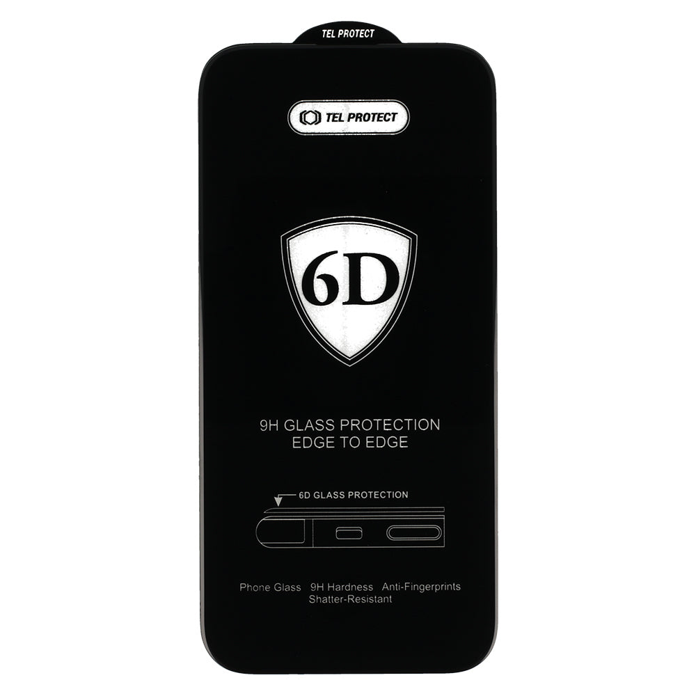Película protetora de ecrã OEM para Samsung Galaxy S26 S942, Vidro Temperado, Cola Total, 6D, Preta