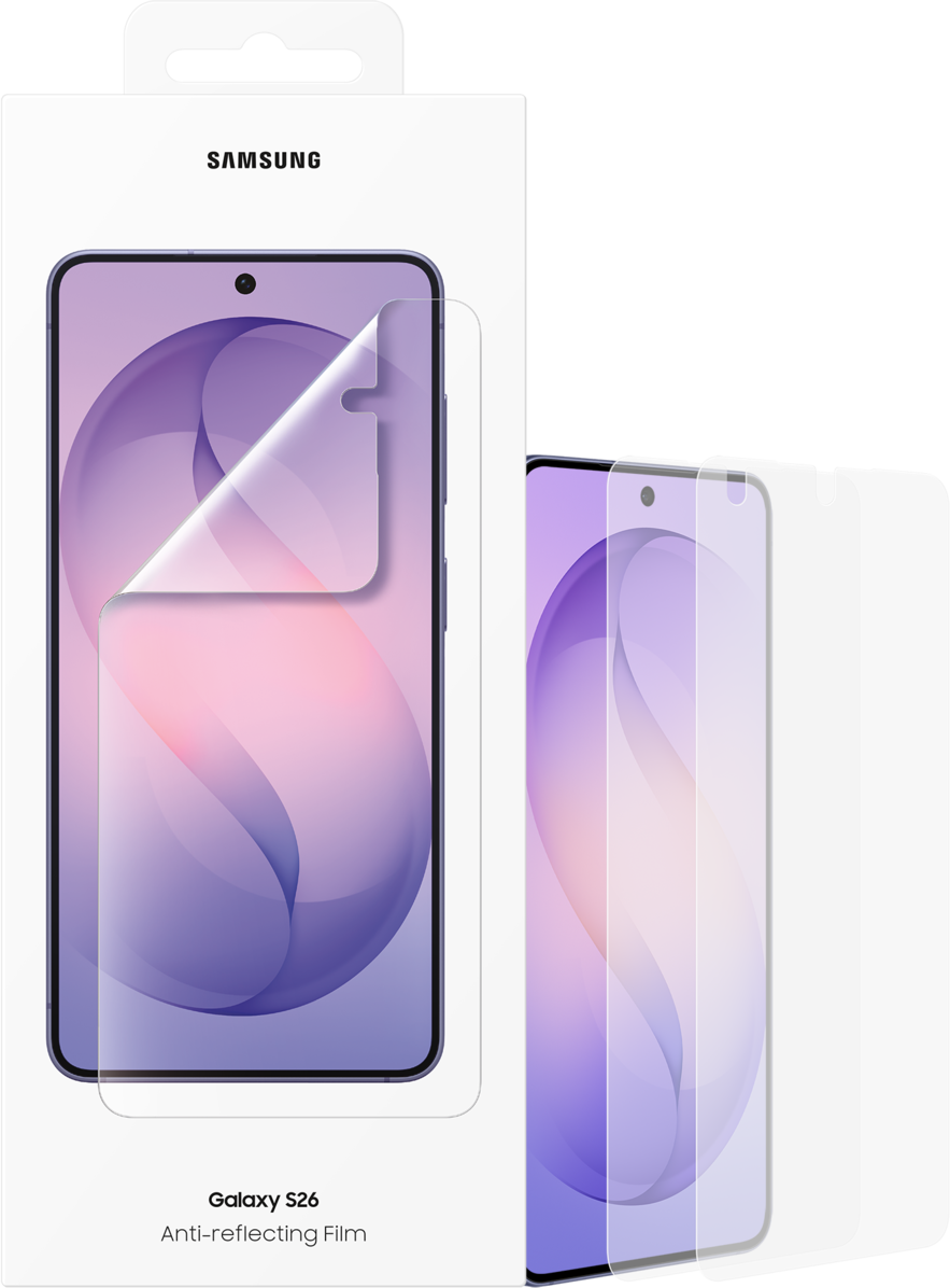Película Protetora Anti-reflexo para Samsung Galaxy S26 S942, Plástico, Conjunto de 2 peças EF-US942CTEGWW