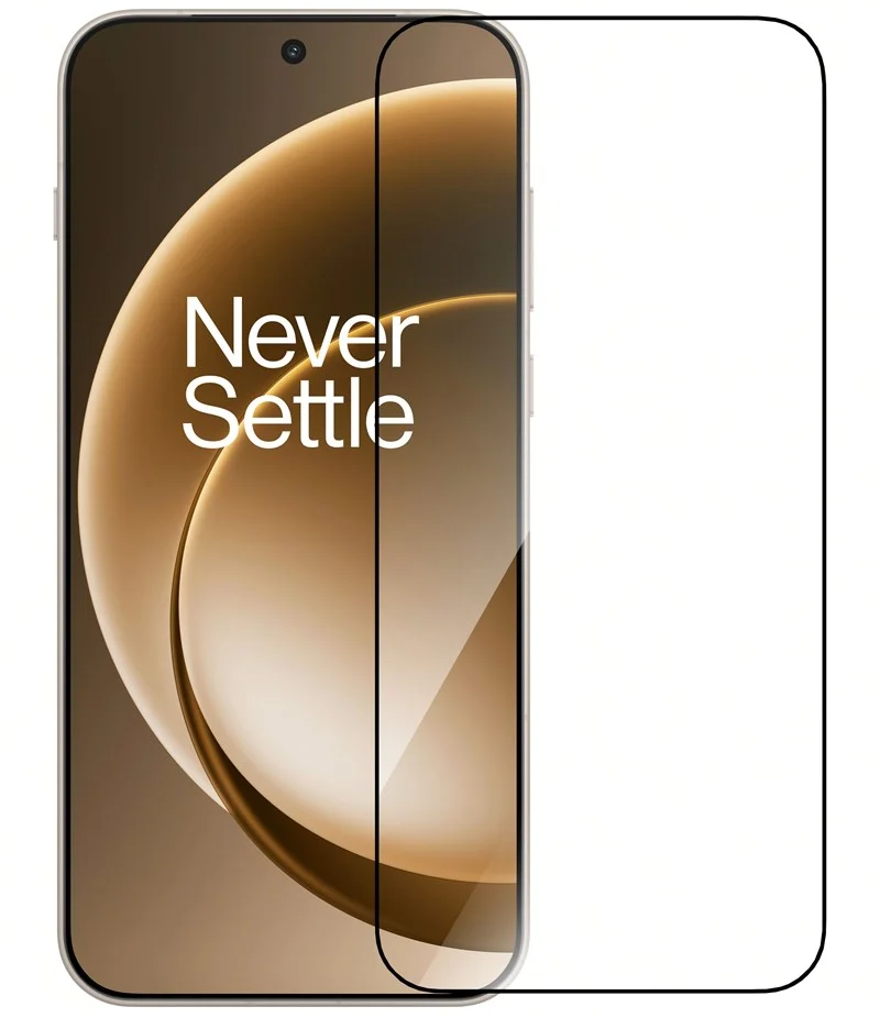 Película protetora de ecrã Anti Reflexo para OnePlus 15, Vidro Temperado, Cola Total, Preta 5431102121