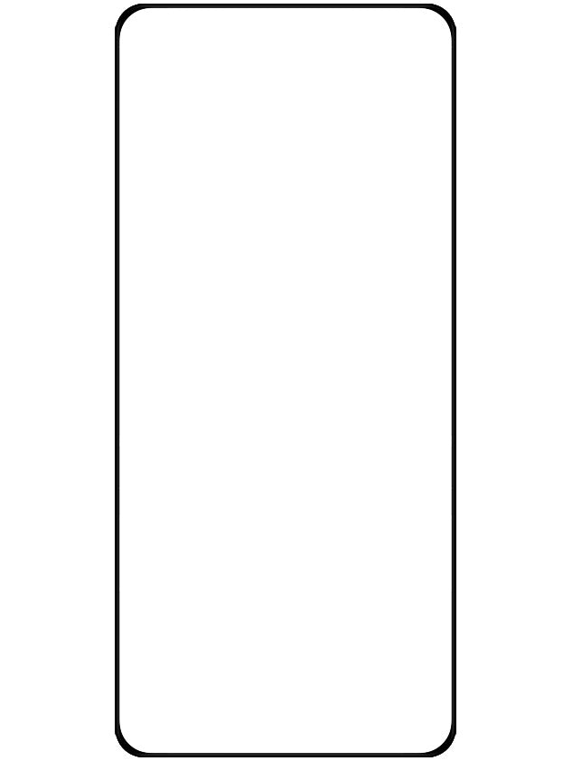 Protetor de ecrã OEM para Samsung Galaxy A54 A546, Vidro blindado, Cola total, 9D, Preto