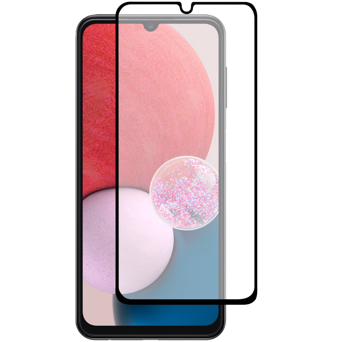 Protetor de ecrã OEM para Samsung Galaxy A15 5G A156 / A15 A155 / A25 A256, proteção de vidro, cola total, 9D, preto