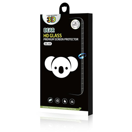 Película protetora de ecrã Bear HD para Samsung Galaxy S24 Ultra S928, Vidro Temperado, Cola Total, Preta