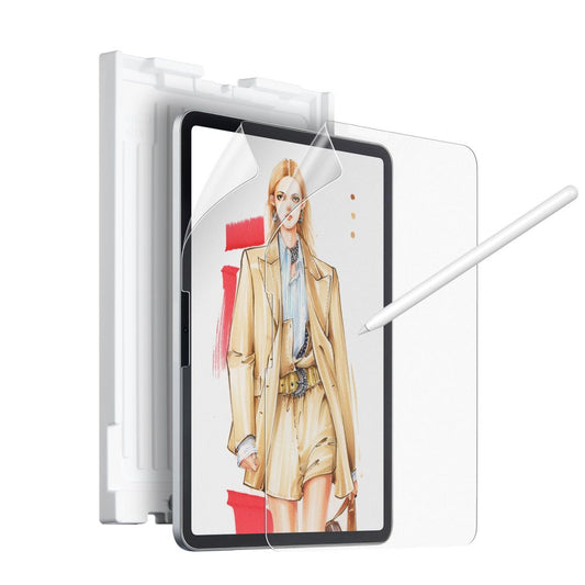 Película protetora de ecrã Matte ESR Paper Feel para Apple iPad Pro 11 (2025) / iPad Pro 11 (2024), Plástico, Conjunto de 2 unidades
