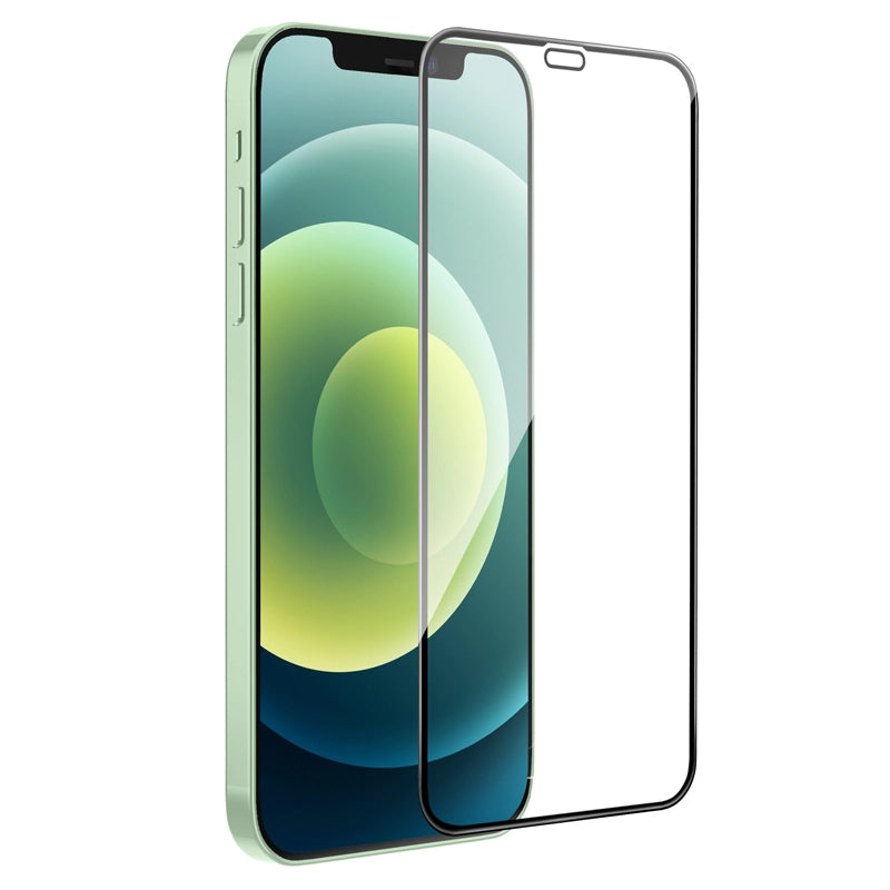 Película Protetora de Ecrã HOCO G16 para Apple iPhone 12 Pro Max, Vidro Temperado, Colagem Total, 5D, Preta.