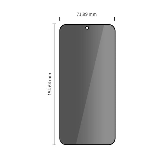 Película de Proteção de Ecrã Privacy Tech-Protect Spy+ para Samsung Galaxy S26 Plus S947, Vidro Temperado, Full Glue, Conjunto de 2 peças