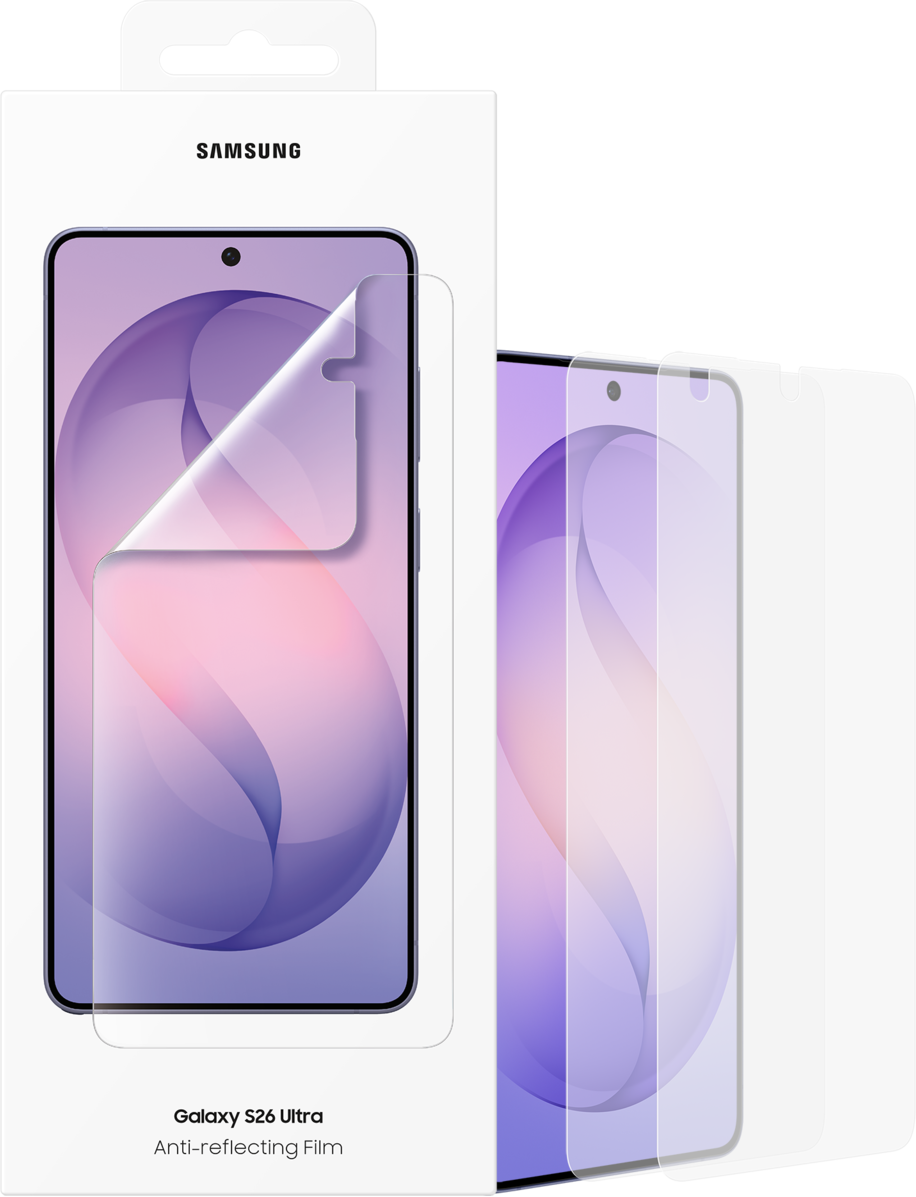 Película Protetora Anti-reflexo para Samsung Galaxy S26 Ultra S948, Plástico, Conjunto de 2 peças EF-US948CTEGWW