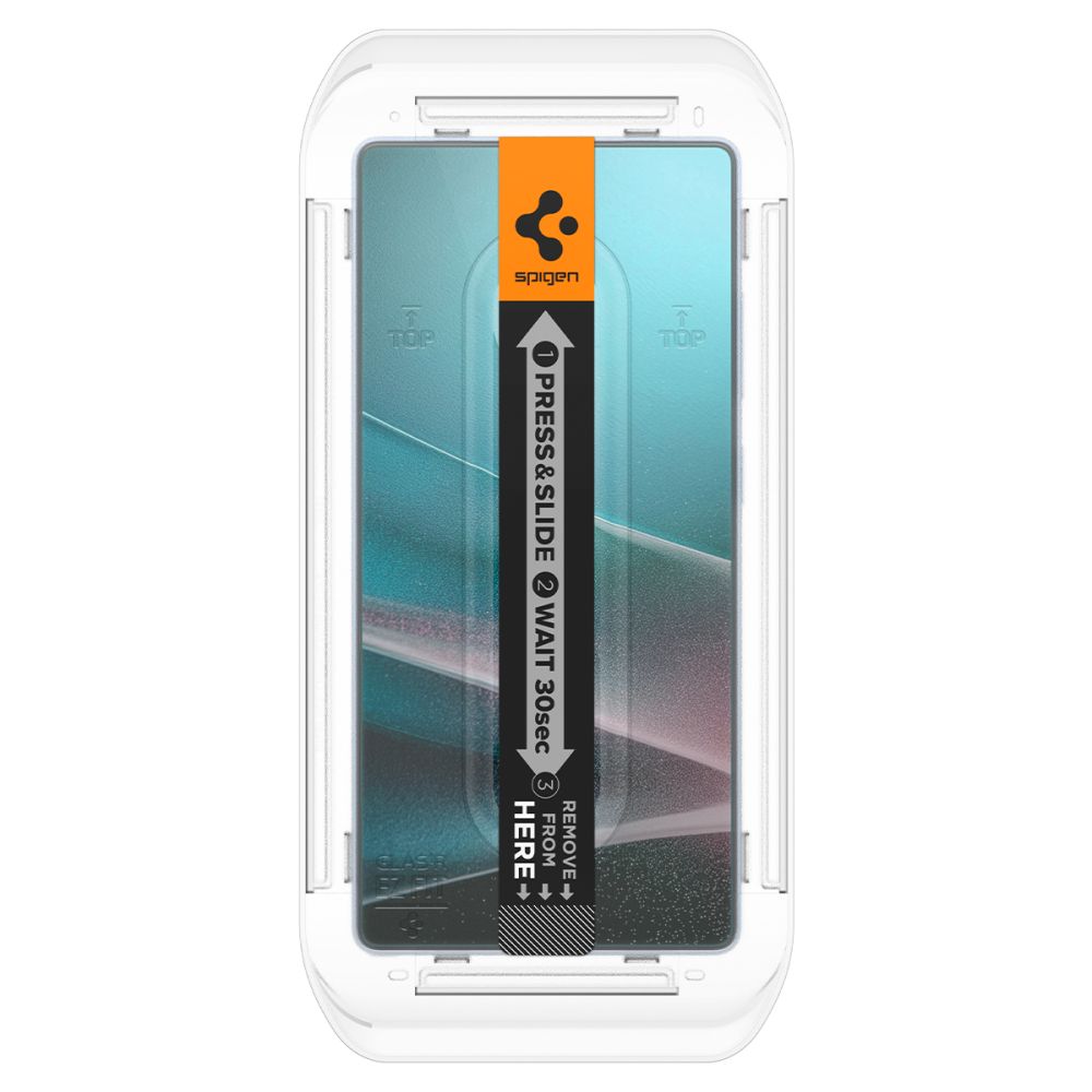 Película Protetora de Ecrã Spigen GlastR EZ FIT HD para Samsung Galaxy S25 Ultra S938, Vidro Temperado, Colagem Completa, Conjunto de 2 peças AGL09082