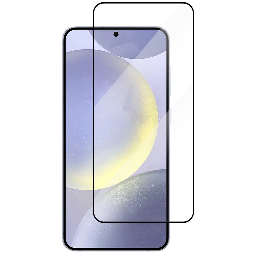 Película Protetora de Ecrã Vmax para Samsung Galaxy S24+ S926, Vidro Temperado, Full Glue, 9D, Preta