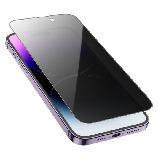 Película de Proteção de Ecrã Privacy HOCO G15 para Apple iPhone 14 Pro Max, Vidro Temperado, Cola Completa, 5D