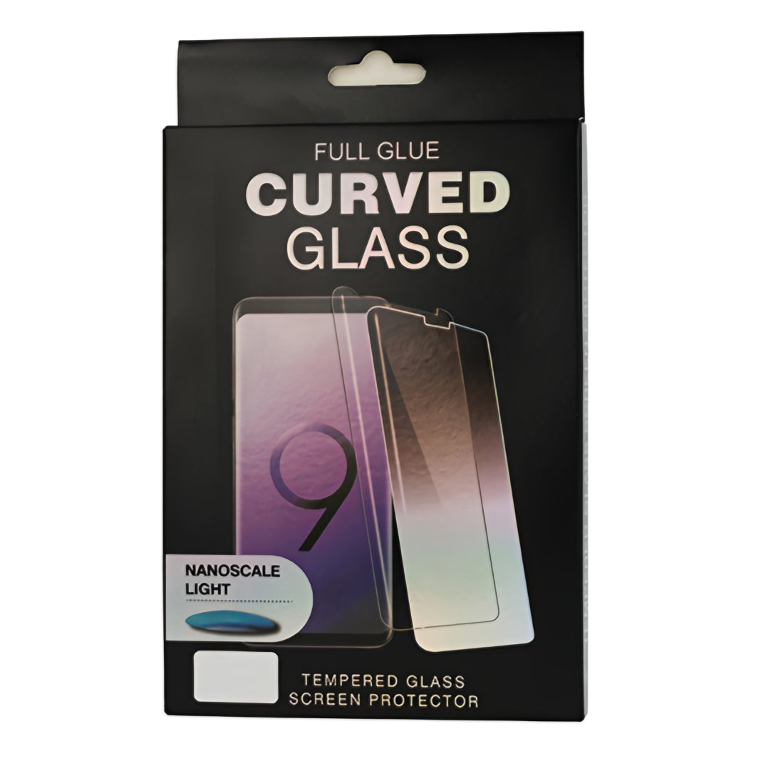 Película protetora de ecrã OEM Liquid Glass para Samsung Galaxy S23 Ultra S918, Vidro Temperado, Cola UV