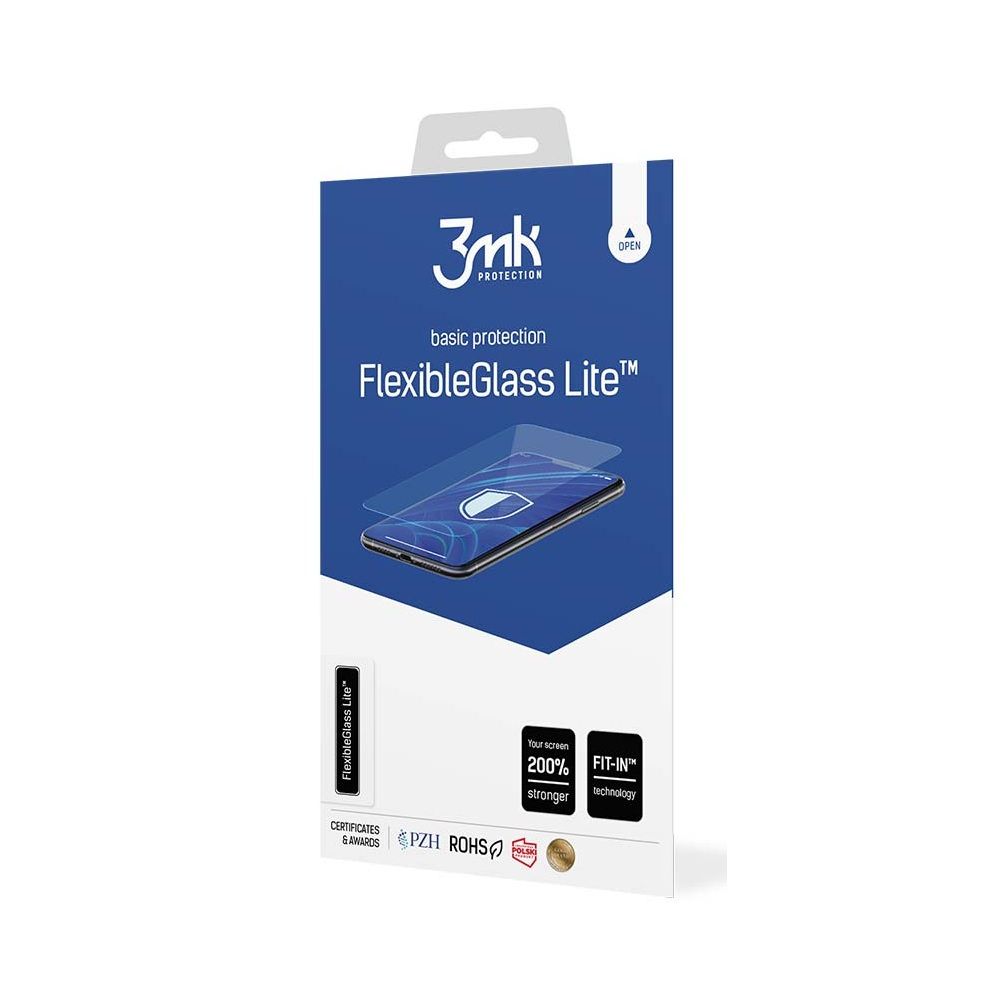 Película protetora de ecrã 3MK FlexibleGlass Lite para Apple iPhone 11, Vidro Flexível, Cola Total