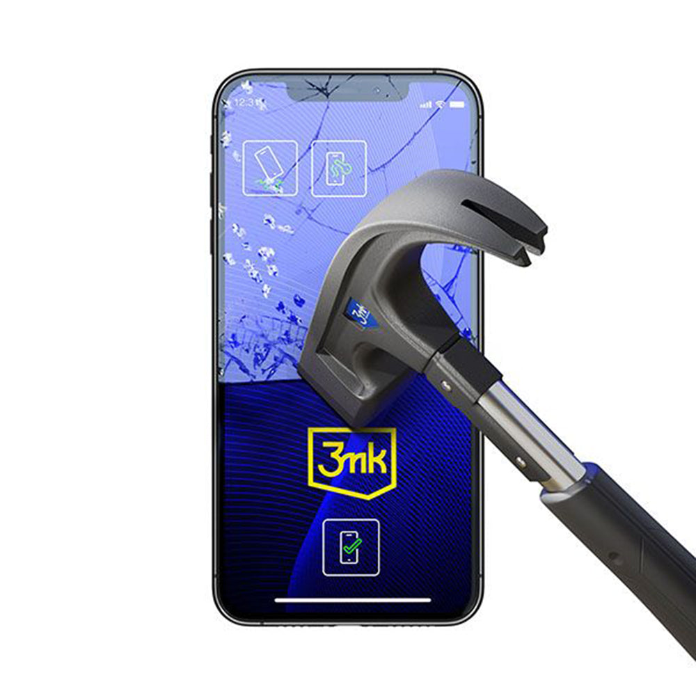 Película protetora de ecrã 3MK FlexibleGlass para Apple iPhone 13, Vidro Flexível, Cola Total