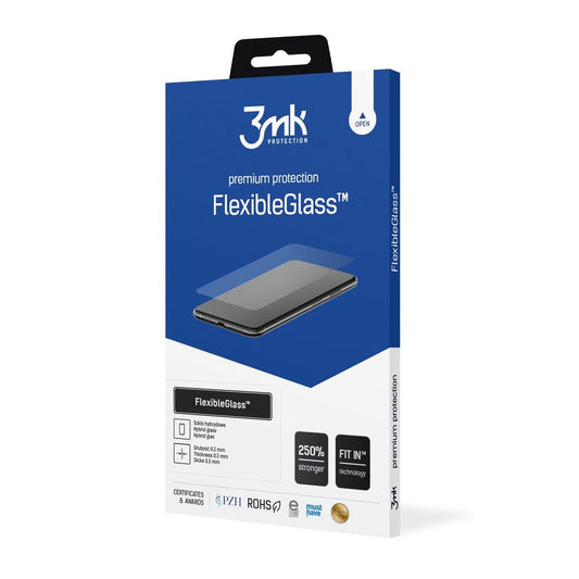 Película protetora de ecrã 3MK FlexibleGlass para Nothing Phone (4b), Vidro Flexível, Cola Total