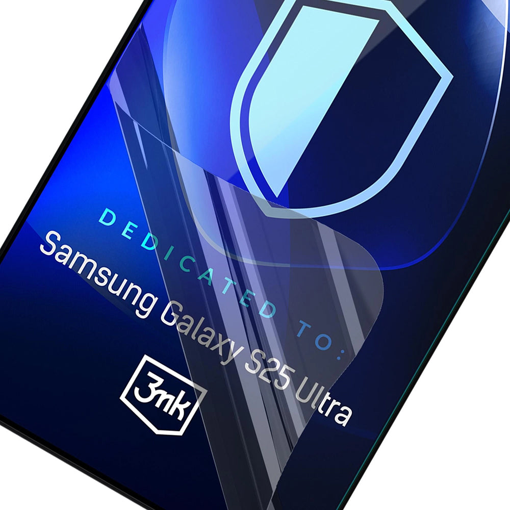 Película protetora de ecrã 3MK FlexibleGlass para Samsung Galaxy S25 Ultra S938, Vidro Flexível, Cola Total