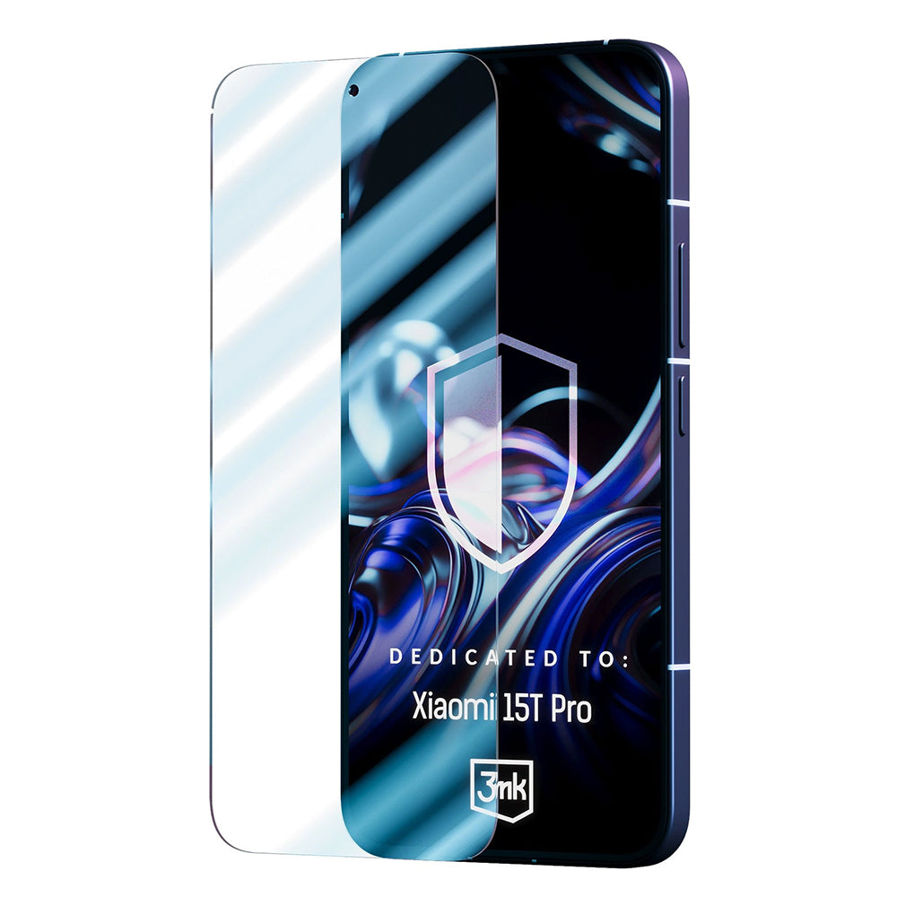Película Protetora de Ecrã 3MK FlexibleGlass para Xiaomi 15T Pro, Vidro Flexível, Full Glue