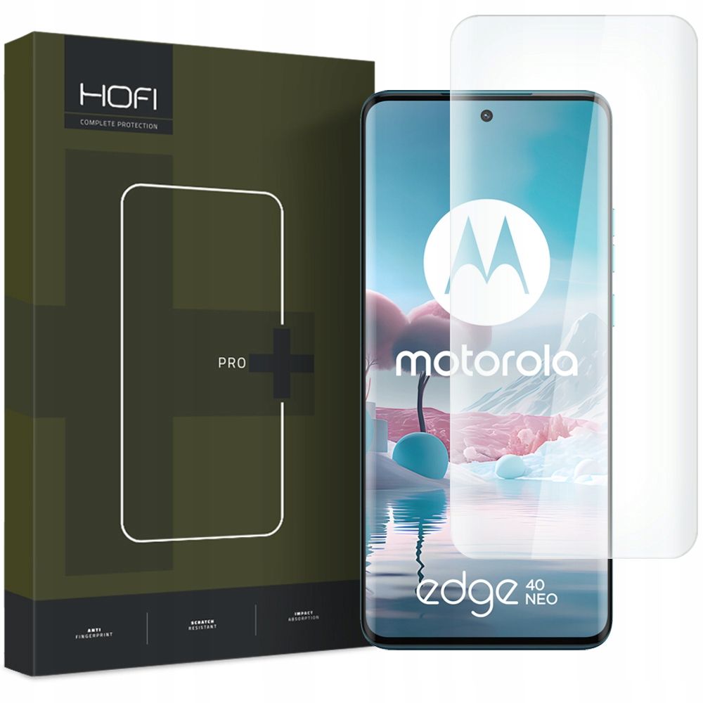 Película Protetora de Ecrã HOFI PRO+ para Motorola Edge 40 Neo, Vidro Temperado, Cola UV
