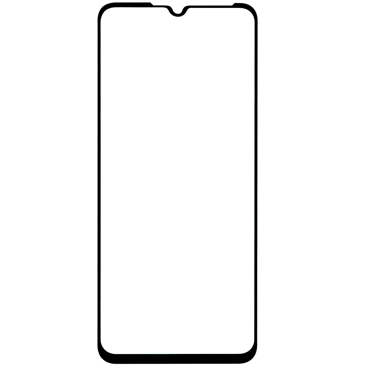 BLUE Shield Protetor de ecrã para Samsung Galaxy A14 A145 / A14 5G A146, escudo de vidro, cola total, compatível com a caixa, preto