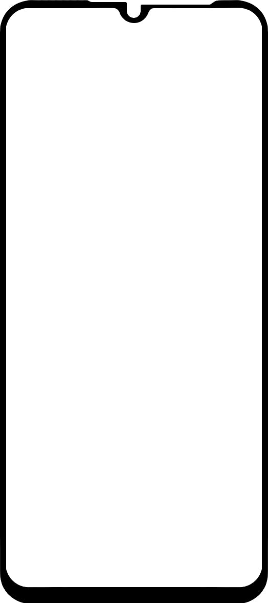 Protetor de ecrã BLUE Shield para Samsung Galaxy A22 5G A226, vidro blindado, cola total, compatível com a caixa, preto